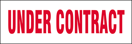 Under Contract Sign Rider